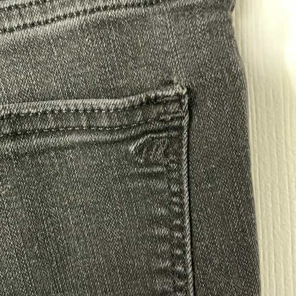 Madewell Roadtripper Black Mid Rise Denim Skinny Ankle Jeans Size 28 - Picture 7 of 10